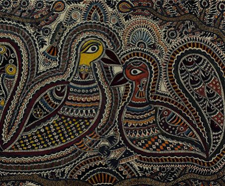 VALENTINE'S MADHUBANI: A Pair of Birds with Bandana Agarwal image