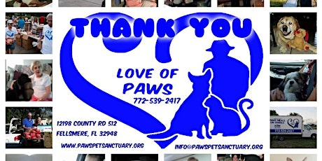 For The Love Of Paws 1st Annual Appreciation Dinner tickets