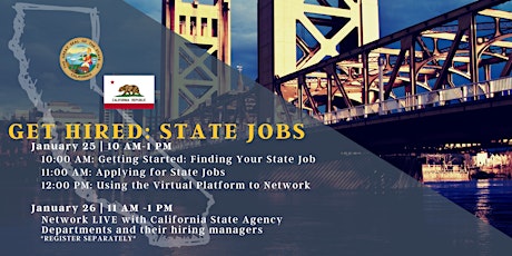 Get Hired: CA State Jobs Workshop tickets