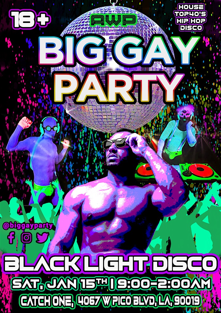 
		Big Gay Party: Black Light Disco image
