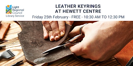 Leather Keyrings @ Hewett Centre tickets