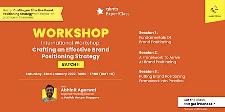 International Workshop: Crafting an Effective Brand Positioning Strategy Tickets
