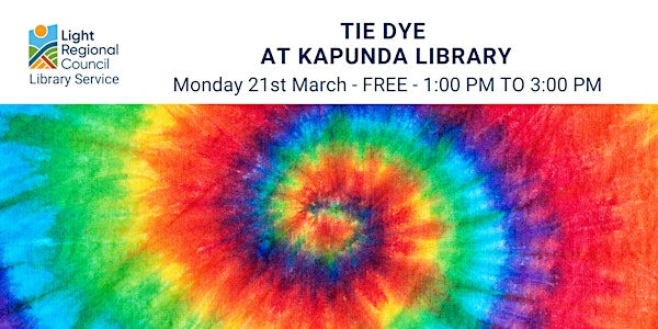 Tie Dye @ Kapunda Library
