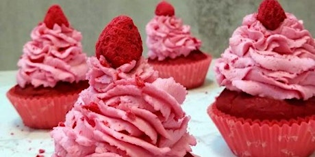 Valentine's Gluten-Free Vegan Red Velvet Cupcakes Baking Class with Sanchun tickets