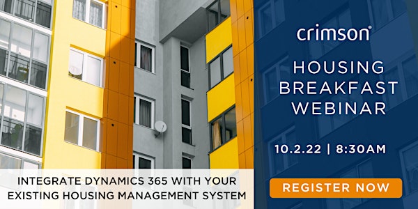 Housing Breakfast | Integrate Dynamics 365 with housing management systems