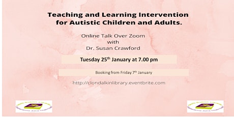 Teaching and Learning Intervention for Autistic Children and Adults. tickets