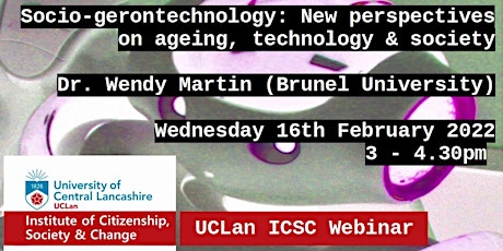 Socio-gerontechnology: New perspectives on ageing, technology and society. tickets