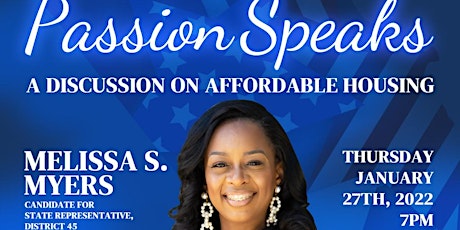 Passion Speaks: A Discussion on Affordable Housing tickets