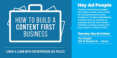 Monthly Networking Seminar: Joe Pulizzi – How to Build a Content First Business primary image