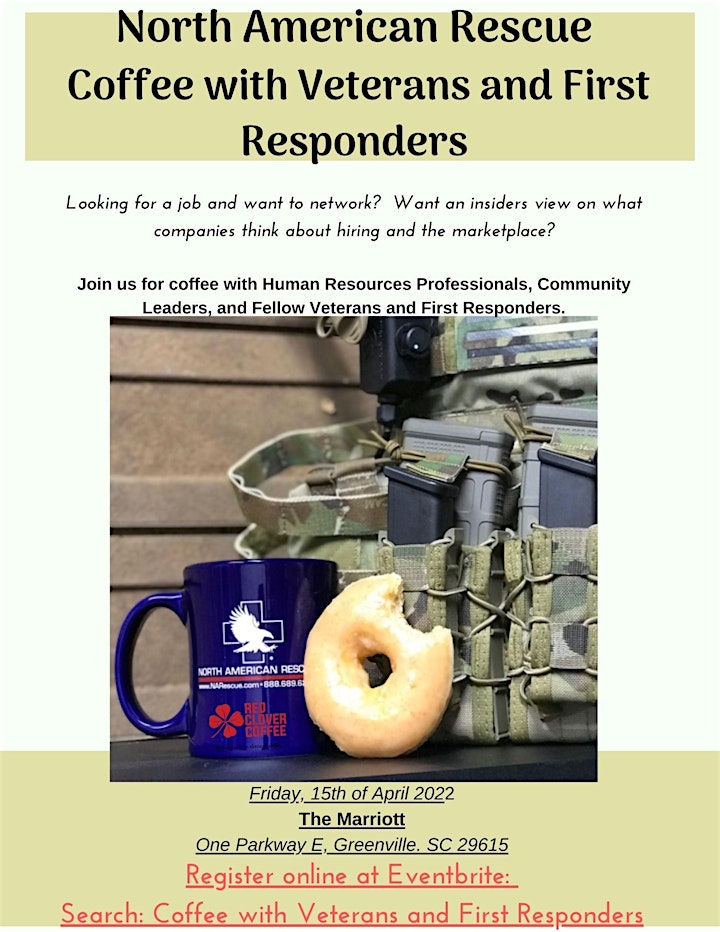  Coffee with Veterans and First Responders- April 2022 image 
