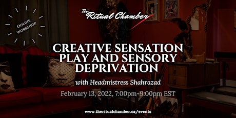 Creative Sensation Play and Sensory Deprivation tickets