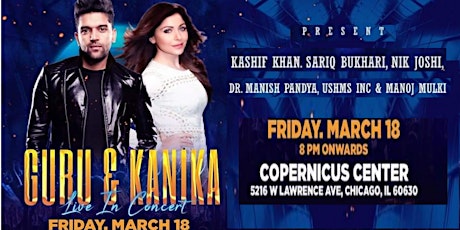 Guru Randhawa & Kanika Kapoor Live In Chicago tickets