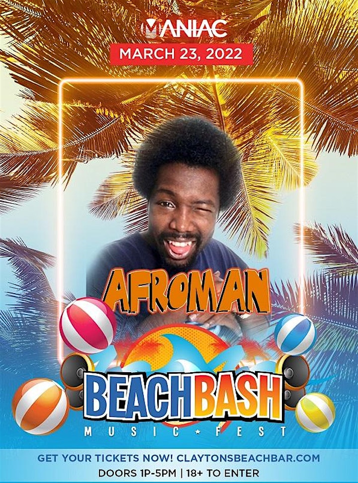 
		AFROMAN LIVE AT CLAYTONS image
