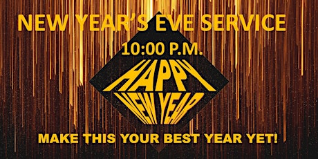 NEW YEAR'S EVE SERVICE primary image