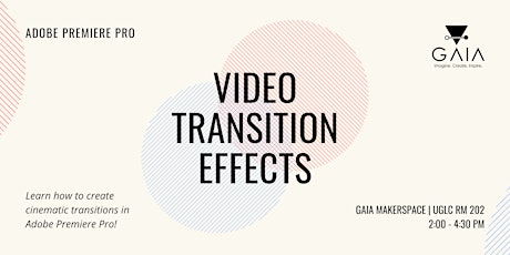 Adobe Premiere Pro Transition Effects