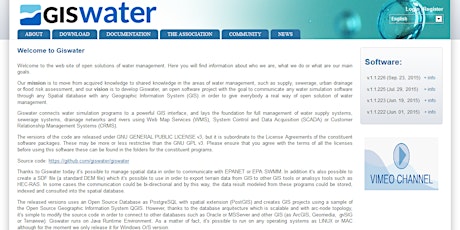 43a Geoinquiets, dijous 28 d'abril de 2016: Giswater, l'eina open source per a la gestió del cicle de l'aigua