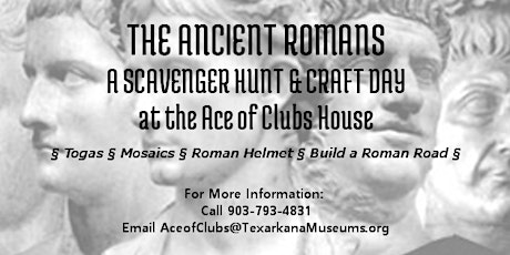 The Ancient Romans: A Scavenger Hunt & Craft Day primary image