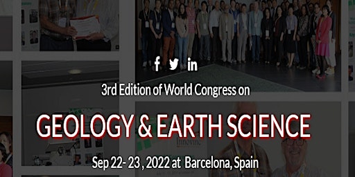 3rd Edition of World Congress on GEOLOGY&EARTHSCIENCE