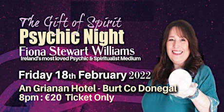 Psychic Night  An Grianan Burt Co Donegal tickets