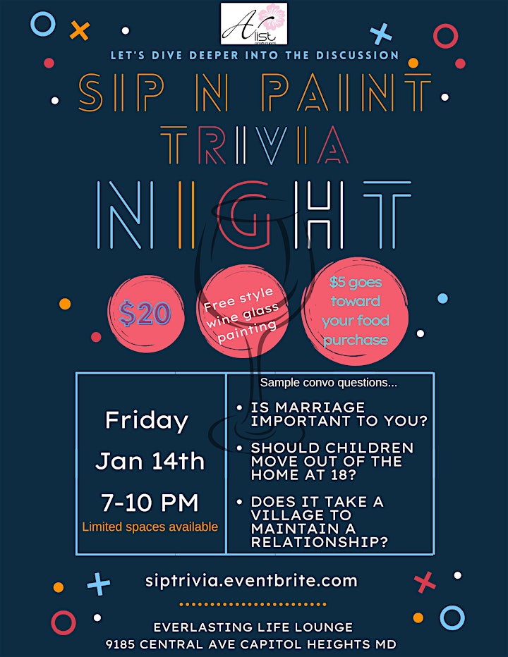 
		Sip and Paint Trivia Night image
