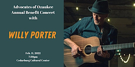 Willy Porter Live - Annual Advocates of Ozaukee Benefit Concert tickets