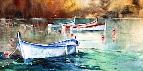 Boats Sparkling in the Water: Watercolours with Randy Hale tickets