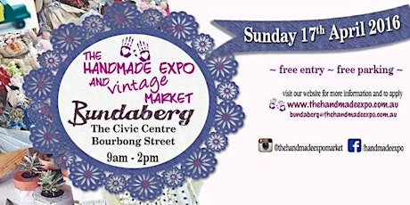 The Handmade Expo and Vintage Market this SUNDAY primary image