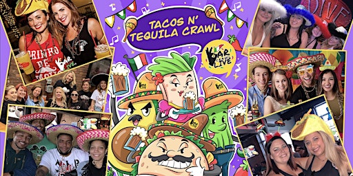 Imagem principal do evento Tacos N' Tequila Bar Crawl | Charlotte, NC - Bar Crawl LIVE!