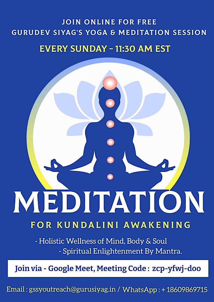 
		Kundalini Awakening Meditation- Guru Siyag Yoga image
