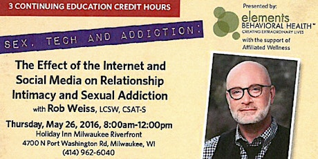 Sex, Tech and Addiction: The Effect of the Internet and Social Media on Relationship Intimacy and Sexual Addiction primary image