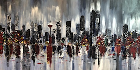 Learn to paint an abstract cityscape tickets