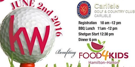 KW Edge Golf Tournament in Support of Food4Kids! primary image