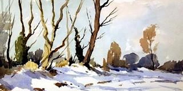 An Edward Wesson Snow Scene: Watercolours with Mike Willdridge