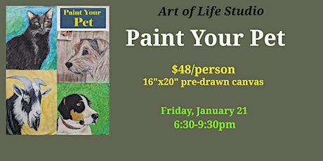 Paint Night: Paint Your Pet tickets