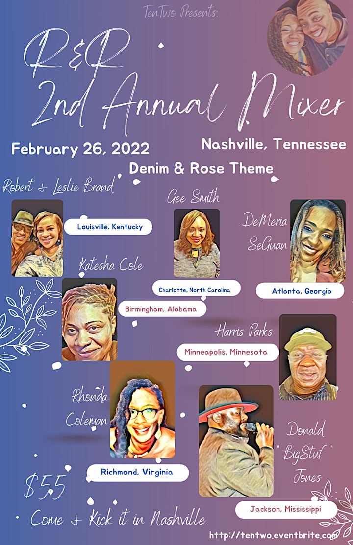 
		R&R 2nd Annual Mixer (Weekend): Denim & Rose image
