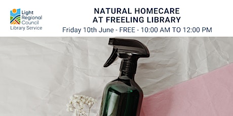 Natural Homecare @ Freeling Library tickets