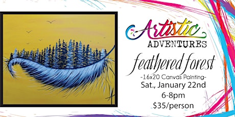 Feathered Forest- Canvas Painting tickets