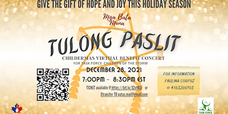 Tulong Paslit (Help a Child) virtual benefit concert primary image