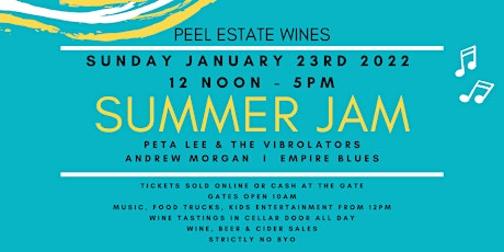 Summer Jam at Peel Estate Wines tickets