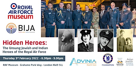 Hidden Heroes:  The Unsung Jewish and Indian Heroes of the Royal Air Force tickets