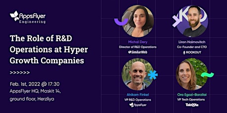 The Role of R&D Operations in Hyper Growth Companies tickets
