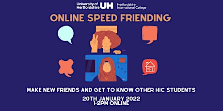 HIC Online Speed Friending Event tickets