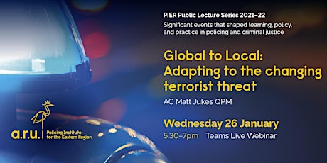 Global to Local: Adapting to the changing terrorist threat tickets
