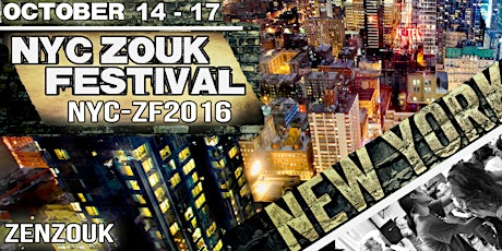 NYC ZOUK FESTIVAL 2016 - HEART OF MANHATTAN- NEW YORK CITY primary image