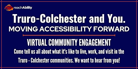 Truro-Colchester and You. Moving Accessibility Forward. tickets