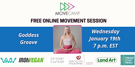MoveCamp Virtual Movement with Samantha Dove- Winter Series tickets