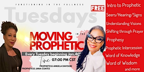 Moving in the Prophetic tickets