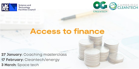 Access to Finance Conference for Innovators: coaching masterclass tickets
