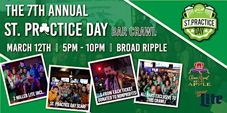 7th Annual St. Practice Day Bar Crawl tickets