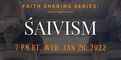 Faith Sharing Series: Saivism Tickets